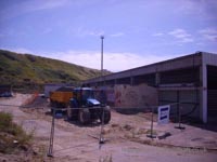 Rear of the terminal buildings